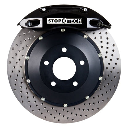 StopTech BBK 95-99 BMW M3 (E36) / 98-02 MZ3 Coupe/Roadster Front ST-40 332x32 Black Drilled Rotor