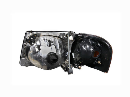 ANZO 2001-2005 Ford Explorer Crystal Faróis pretos