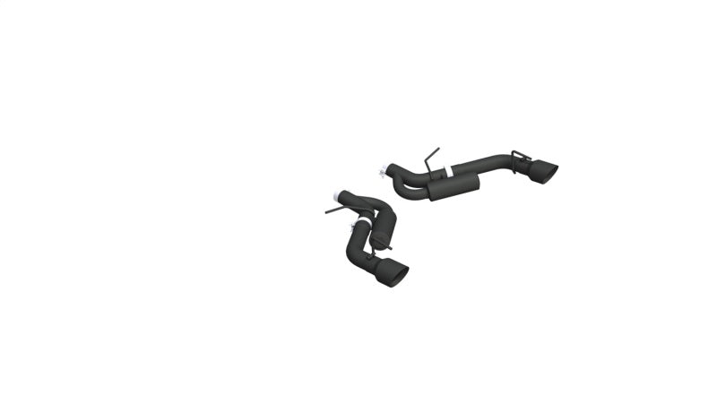 MBRP 16-19 Chevrolet Camaro SS Eje trasero de salida doble trasero con puntas de 4.5in OD - BLK (Modelos no NPP)