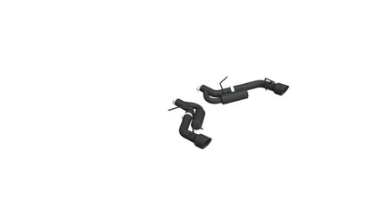 MBRP 16-19 Chevrolet Camaro SS Eje trasero de salida doble trasero con puntas de 4.5in OD - BLK (Modelos no NPP)