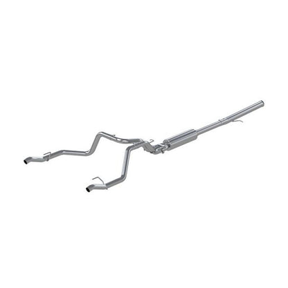 MBRP 19-Up Chevy Silverado 1500 6.2L 2.5in Catback Doble Salida Trasera Aluminizado