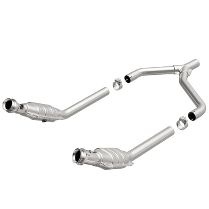 MagnaFlow Direct Fit Catalytic Converter 05-10 Ford Mustang 4.0L Y-Pipe Assembly