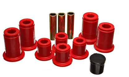 Conjunto de Buchas do Braço de Controle de Suspensão Energy - Vermelho
