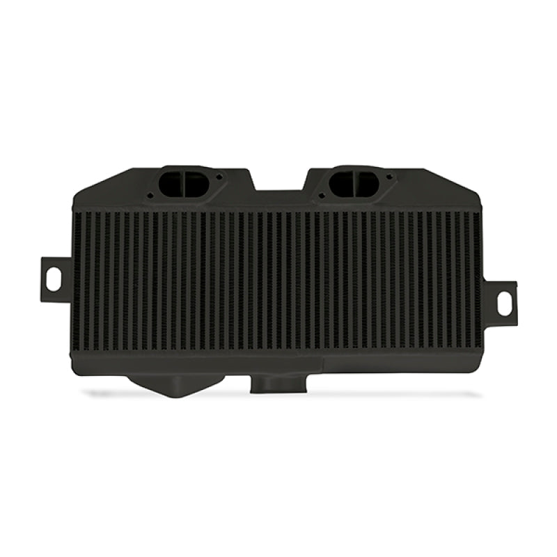 Mishimoto Subaru 08-15 WRX STi Kit de intercooler de montaje superior - Mangueras negras y rojas con recubrimiento de polvo