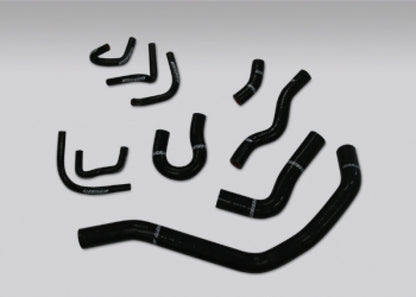 Mishimoto 88-91 Honda Civic Kit de manguera de silicona negra