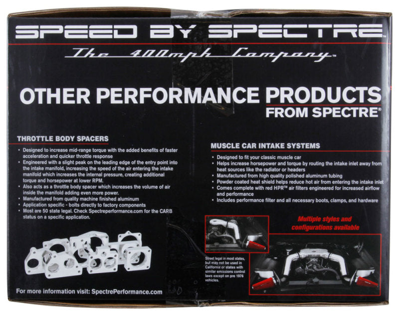 Spectre Performance GM Throttle Body Spacers