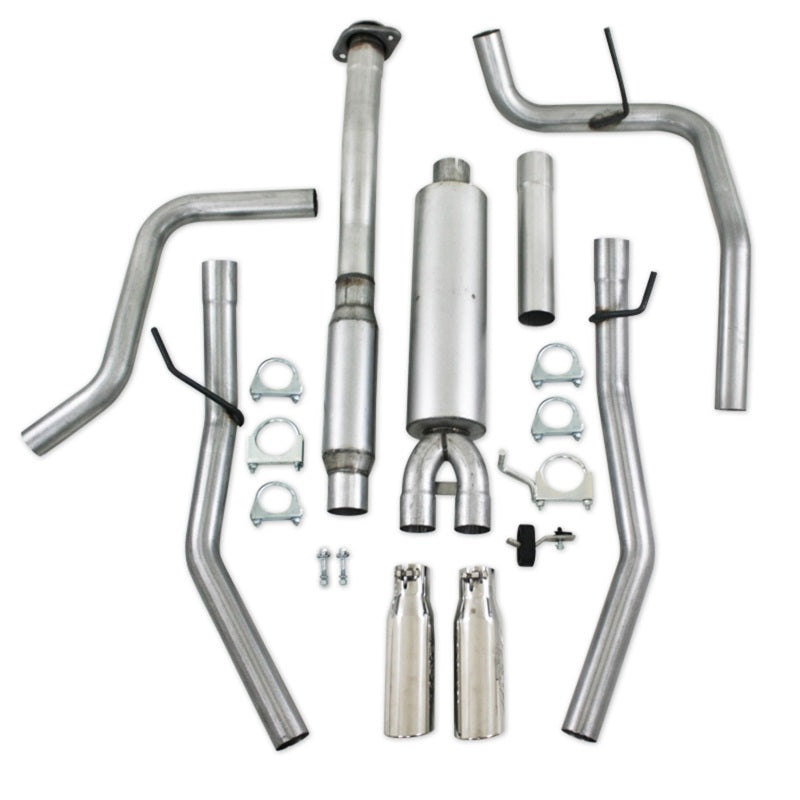 MBRP 11 Ford F-150 5.0L V8 Cat Back Aluminizado Dupla Saída Traseira Dividida