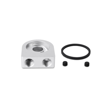 Placa de sándwich de aceite Mishimoto Silver M20