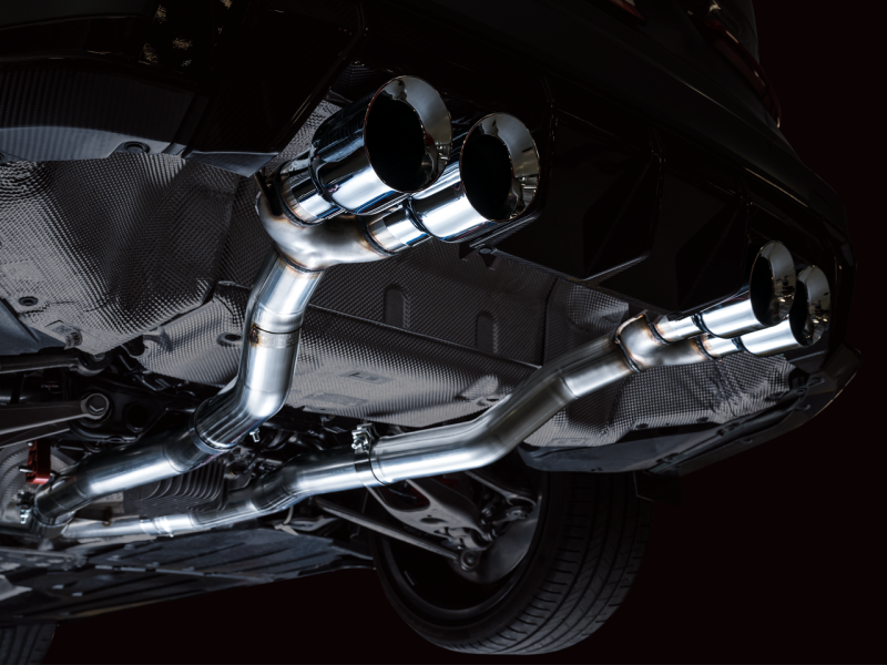 Escape AWE Track Edition Catback para BMW G8X M3/M4 - Puntas cromadas plateadas