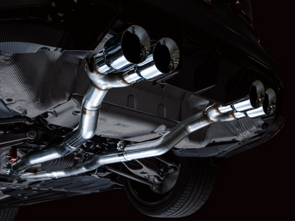 Escape AWE Track Edition Catback para BMW G8X M3/M4 - Puntas cromadas plateadas