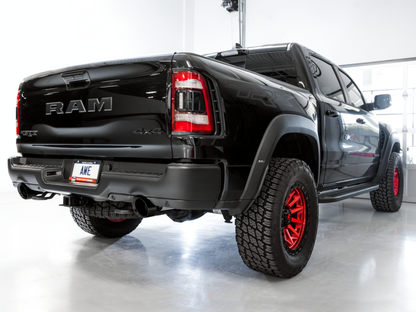 AWE Tuning 2021 RAM 1500 TRX 0FG Cat-Back Escape - Puntas de diamante negro