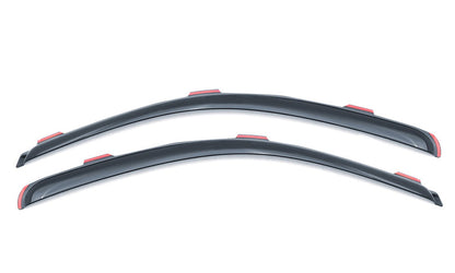 Lund 04-14 Ford F-150 SuperCab Ventvisor Elite Window Deflectors - Smoke (2 Pc.)