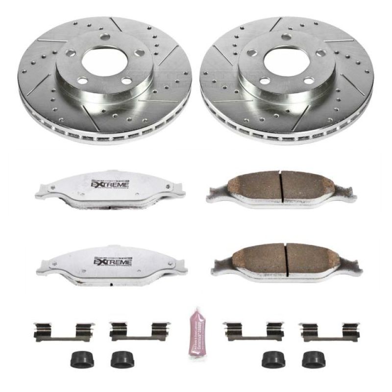 Power Stop 99-04 Ford Mustang Front Z26 Street Warrior Kit de freno