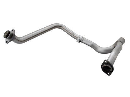 aFe Power Twisted Steel Y-Pipe Acero inoxidable 2.5in 12-14 Jeep Wrangler V6 3.6L