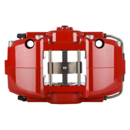 StopTech 95-02 Nissan Skyline Rear BBK w/ Red ST-22 Calipers Slotted 355X32mm Rotors/Pads/SS Lines