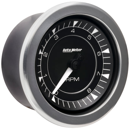 Autometer Chrono 3-3/8in 10k RPM In Dash Tachometer Gauge