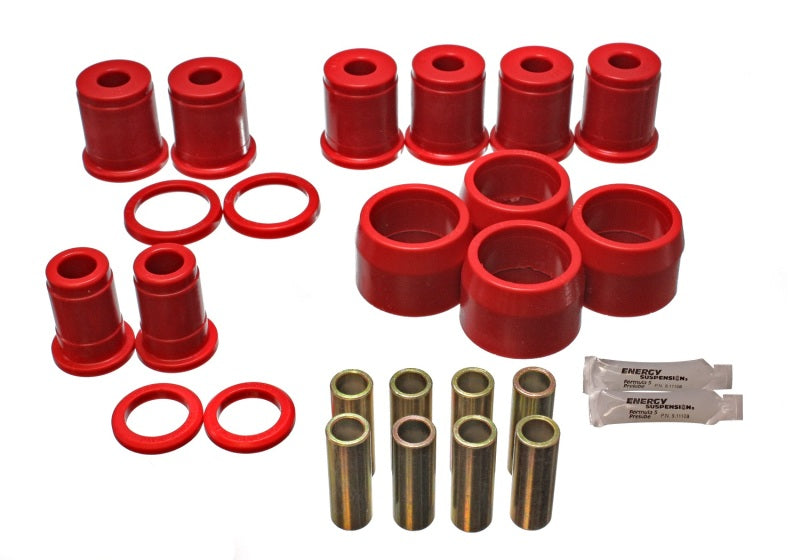 Suspensión energética brazo de control trasero con arandelas de empuje - rojo