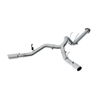 MBRP 17-19 Ford F-250/350/450 6.7L 4in Filtro trasero Cool Duals T409 Sistema de escape