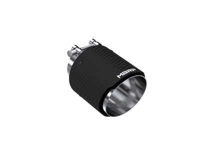 MBRP Punta de pared doble de fibra de carbono universal 4.5in OD/3in Inlet/6.13in L