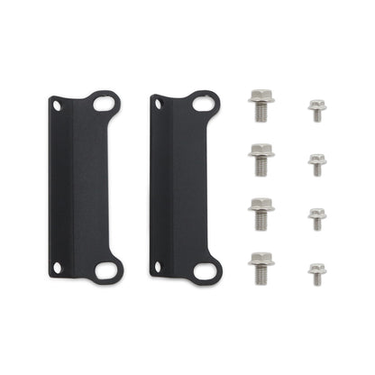 Mishimoto universal de 10 pulgadas. Cubierta del ventilador del enfriador de aceite de servicio pesado - Negro microarrugas