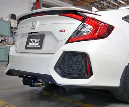 Silenciador de escape de alta potencia HKS 17+ Honda Civic Si Sedan (FC)