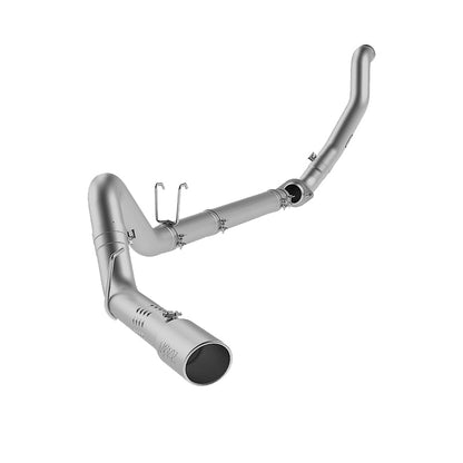 MBRP 08-10 Ford 6.4L F250/350/450 Filtro trasero de 4 pulgadas Salida de un solo lado Aluminio y tubo descendente