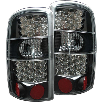 ANZO 2000-2006 Chevrolet Suburban LED lanternas traseiras pretas