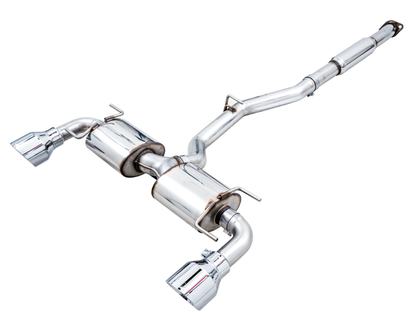 AWE Tuning Subaru BRZ/ Toyota GR86/ Toyota 86 Touring Edition Cat-Back Exhaust- Chrome Silver Tips