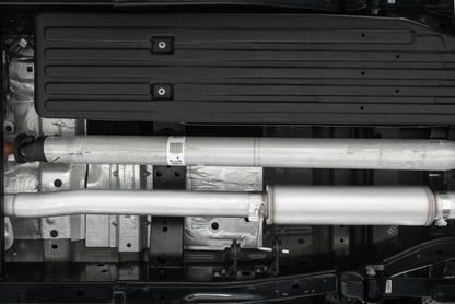 MBRP 2021+ Ford F150 2.7L/3.5L/5.0L Cat-Back de acero aluminizado de 4 pulgadas - VERSIÓN DE CARRERA