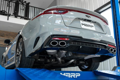 MBRP 2018+ Kia Stinger 3.3L RWD/AWD 2.5in Cat Back Salida trasera doble sin puntas