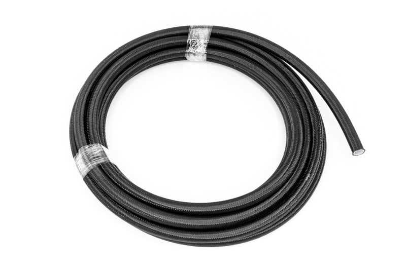 DeatschWerks 6AN preto nylon trançado PTFE mangueira 20 pés