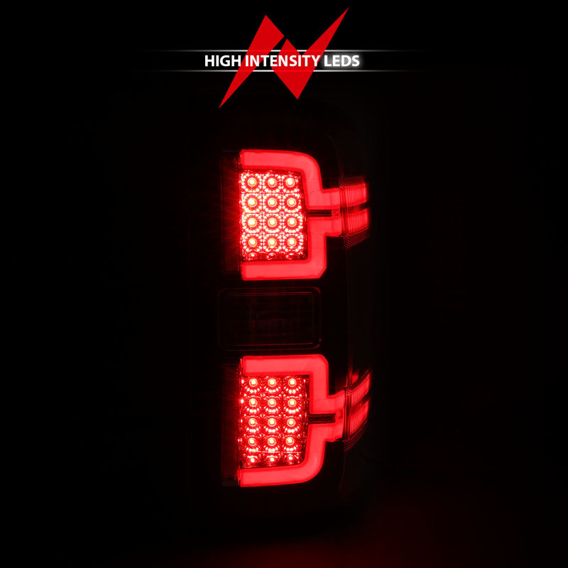 ANZO 2014-2018 Chevy Silverado 1500 LED lanternas traseiras pretas