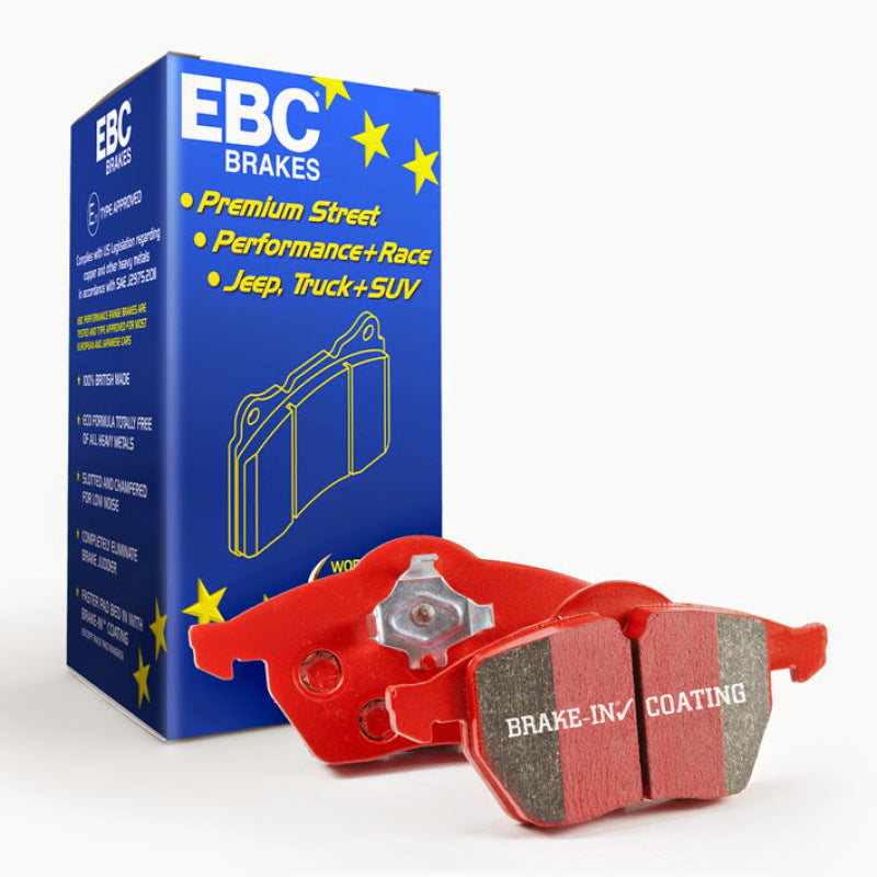 EBC 89-90 Audi 100 Quattro 2.3 Redstuff Front Brake Pads