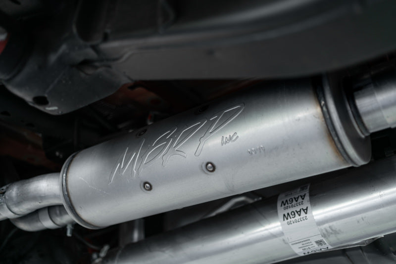 MBRP 19-Up Chevy Silverado 1500 6.2L 2.5in Catback Salida trasera doble T304 SS