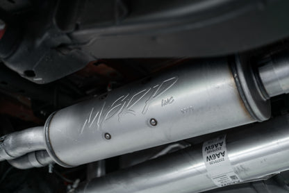 MBRP 19-Up Chevy Silverado 1500 6.2L 2.5in Catback Salida trasera doble T304 SS