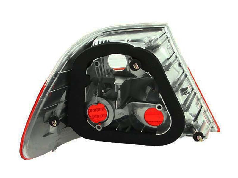 ANZO 2000-2003 BMW Série 3 E46 Lanternas traseiras vermelho/fumaça - Externo