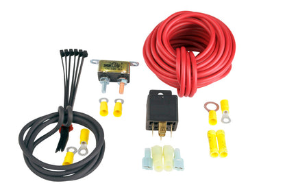 Kit de cableado de bomba de combustible Aeromotive de 30 amperios (incluye relé/disyuntor/cable/conectores)