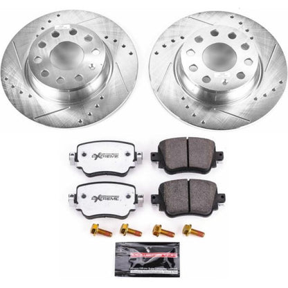 Power Stop 15-18 Volkswagen Golf Trasero Z26 Street Warrior Kit de Freno