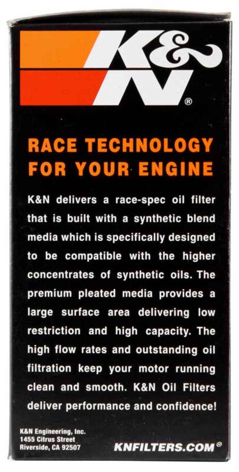 K&N Oil Filter 80-98 Harley-Davidson FXB/FXD?FXDB/FXDC/FXDL/FXDS/FXDWG - 3in OD x 5.969in Height