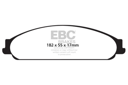 EBC 04-07 Ford Five Hundred 3.0 Ultimax2 Front Brake Pads
