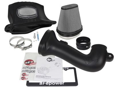 aFe Momentum Pro DRY S Sistema de admissão de ar frio 15-17 Chevy Corvette Z06 (C7) V8-6.2L (sc)