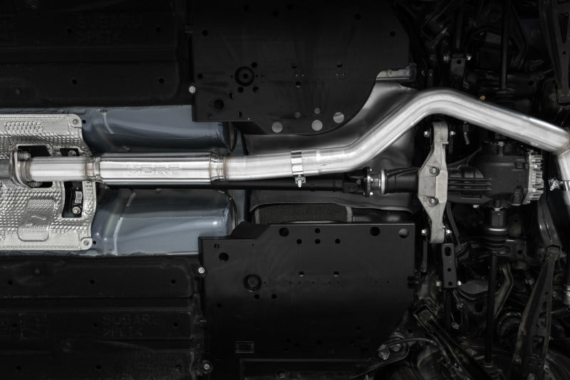 MBRP 2022+ Subaru WRX 3in Cat-Back Dual Split Trasero Quad Tips Escape de perfil de carrera