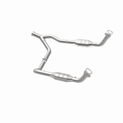 MagnaFlow DF Cat. Conv 95-99 Range Rover 4.0/4.6L GEMS Y-Pipe Assembly *NOT FOR SALE IN CALIFORNIA*