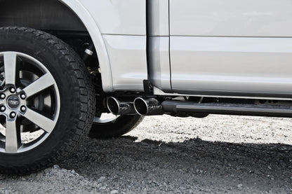 MBRP 15-16 Ford F-150 2,7L/3,5L/5,0L 3 pol Cat Back Lateral Único Pré-Eixo Saída Dupla T304