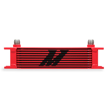 Enfriador de aceite universal de 10 hileras Mishimoto - Rojo