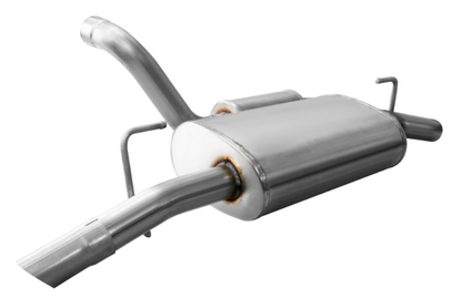 Corsa 2018-2025 Jeep Wrangler JL 2.5in Dual Rear Turn Down Exit Touring Axle-Back Exhaust