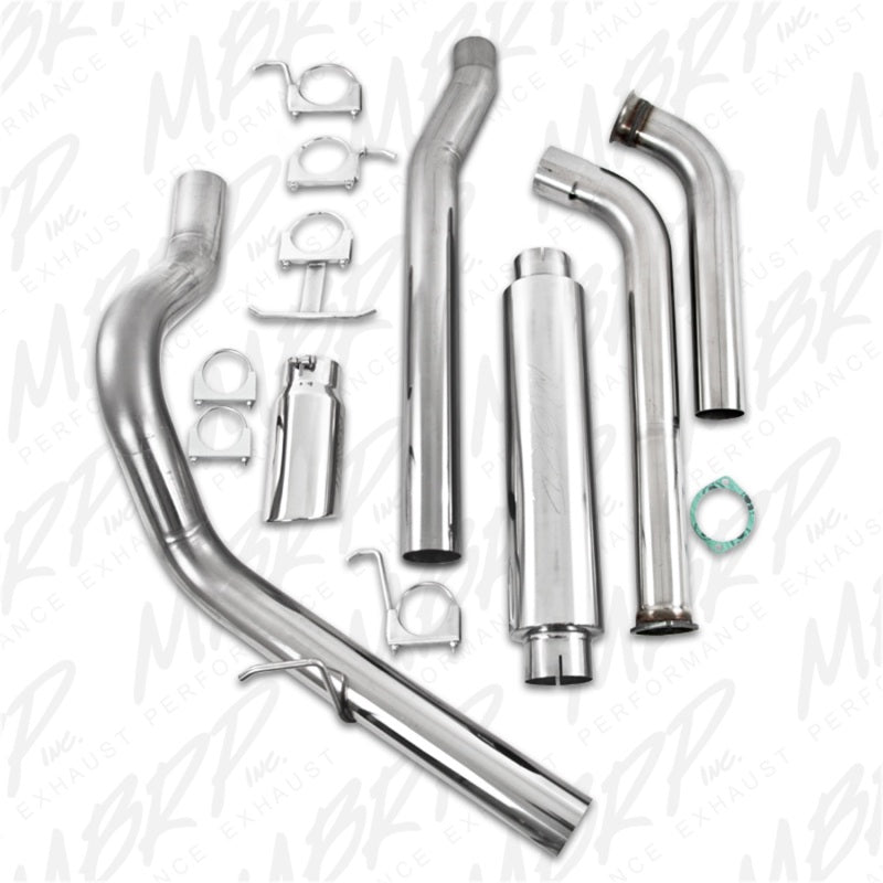 MBRP 2003-2007 Ford F-250/350 6.0L EC/CC Turbo traseiro lado único (Estoque Cat)