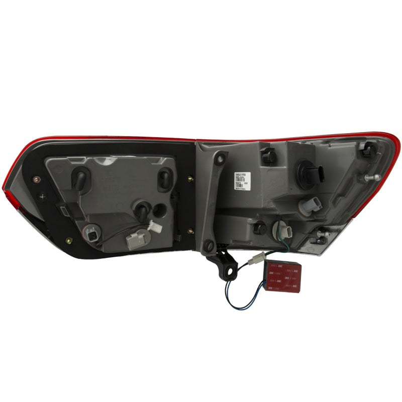 ANZO 2014-2016 Jeep Grand Cherokee Lanternas traseiras de LED vermelho/fumaça