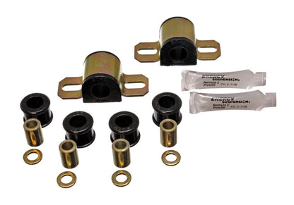 Suspensão Energy 90-97 Mazda Miata Preto 19mm Buchas da barra estabilizadora dianteira (inclui barra estabilizadora Elo B
