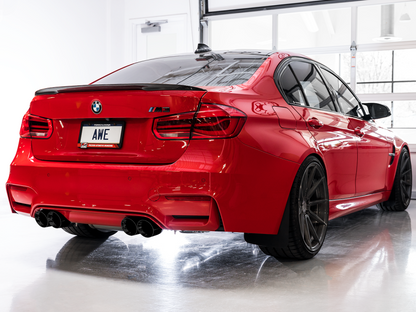 Escape BMW F8X M3/M4 Track Edition Catback AWE Tuning - Diamond Black Tips